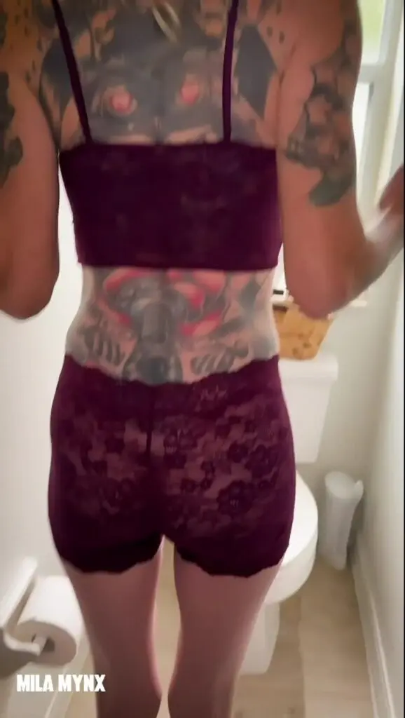 Desperate to Pee in My New Lingerie